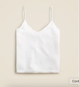 J.Crew $90 Cotton gauze tank top White Size XXL CJ434 - Picture 1 of 6