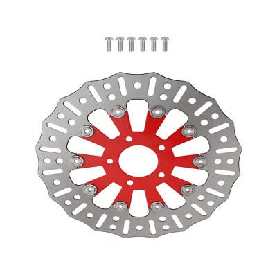 Disco de rotor de freno delantero 11,8" para Harley-Davidson Touring Electra Glide 2008-2019 Foto 1 de 4