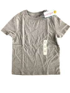 Cat & Jack Short Sleeve Charcoal Tee Size 8 (A2) - Picture 1 of 2