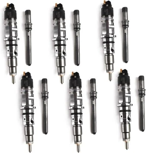 6 Set Diesel Fuel Injectors w/Tubes For 2007-12 Cummins Dodge Ram 2500 3500 6.7L - Bild 1 von 9