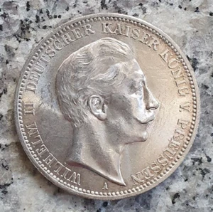 Deutsches Kaiserreich 3 Mark 1911 A Berlin Wilhelm II. 1888-1918 Top Stück ! - Bild 1 von 3