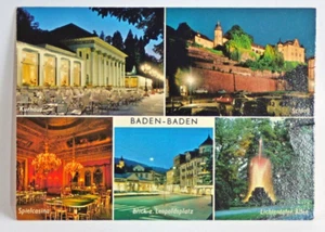 postcard baden-baden germany multi views - Picture 1 of 2