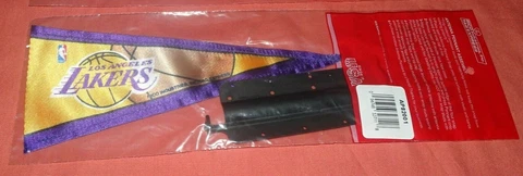 FREE SHIPPING == LOS ANGELES LAKERS BASKETBALL NBA Mini ANTENNA Pennant = RICO Cover