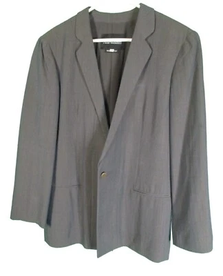 Armani Black Label 女式灰色裤子套装,尺寸 6 Reg 40 意大利 — 第 1/4 张图片