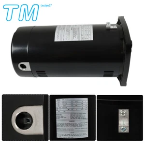 Motor de bomba de piscina compatible con 115/230 V brida cuadrada motor de bomba de piscina 1 HP USQ1102 - Imagen 1 de 14