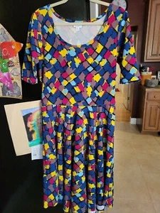 Lularoe Lot Of 2 Nicole Dresses - Size XL - Picture 1 of 8