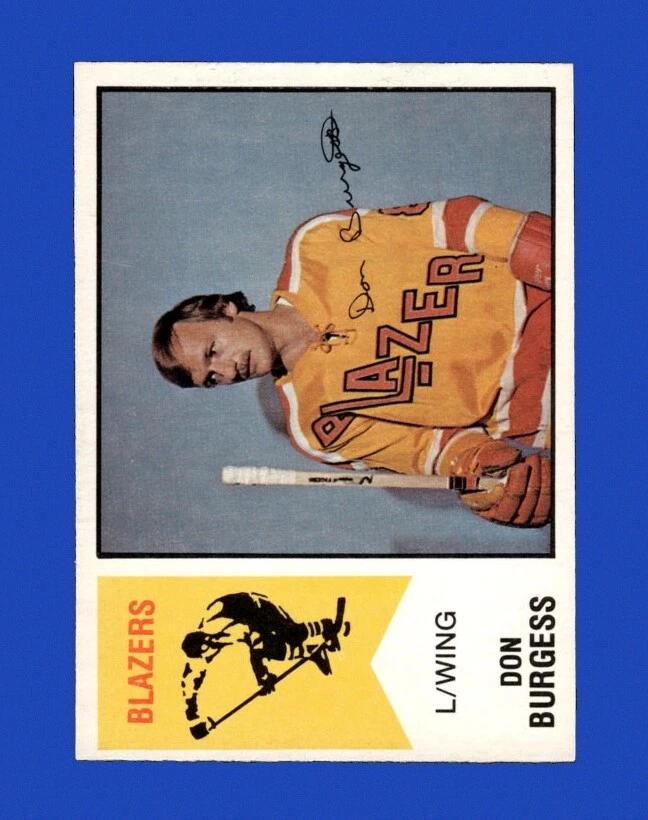 1974-75 O-Pee-Chee Wha Set-Break # 32 Don Burgess NR-MINT *GMCARDS*