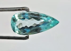 Eccezionale Acquamarina naturale 14,5 Ct. colore azzurro naturale Min Brasile - Foto 1 di 2