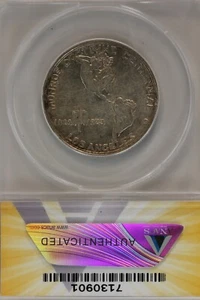 1923-S  .50   ANACS   AU 58   MONROE    Classic Silver Commemorative Coin - Picture 1 of 2