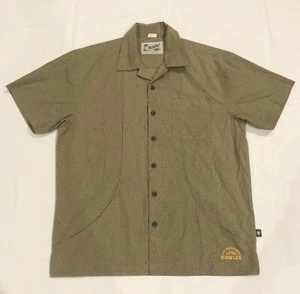RARE SAMPLE* Howler Bros Shirt Men M Button Up LOS HERMANOS HOWLER HEED THE CALL - Picture 1 of 10