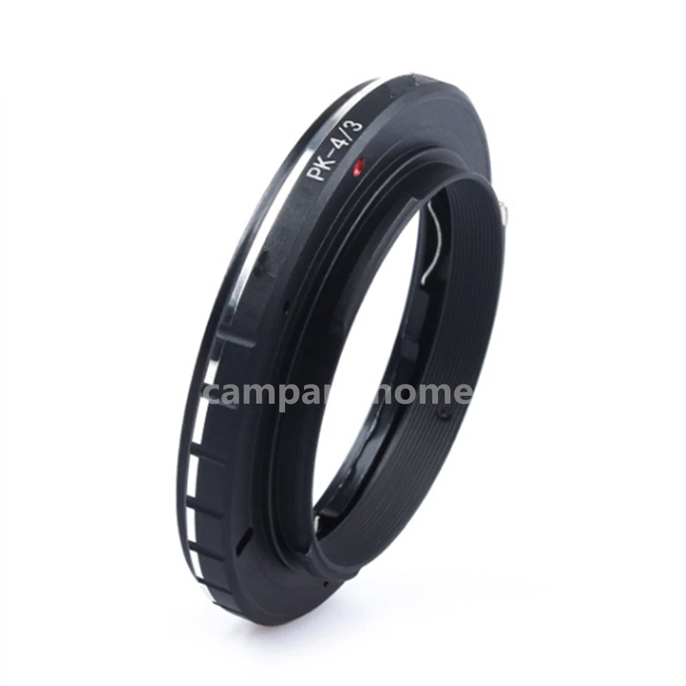 PK-4/3 Pentax K PK Lens to Olympus 4/3 OM 4/3 E3 E30 E330 E620 E520 E450 Adapter - Image 1 of 1