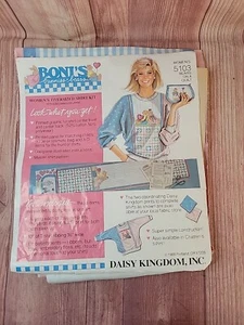 Vintage Daisy Kingdom Women's Make Your Own Oversized Shirt Kit - Picture 1 of 8