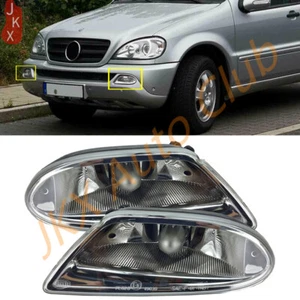 For Mercedes W163 ML320 ML350 ML430 ML500 Pair Front Bumper Fog Lights Lamps  u - Bild 1 von 10