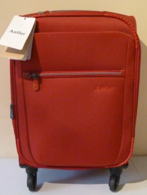 ANTLER Marcus Expanding Cabin Luggage B1 4W Red 56 x 35 x 23/25cms New With Tags - Image 1 of 4