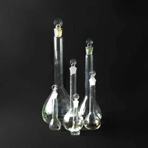 5ml - 1000ml Glass Laboratory Volumetric Flask Amber Glassware with Stopper - Picture 1 of 13