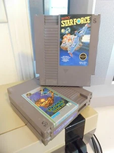 NES Space Shooter Game Lot Alpha Mission Star Force Star Soldier Nintendo Tested - Picture 1 of 15