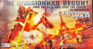 Anuncio/póster impreso Universe At War 2007 Sega RTS videojuego arte promocional - Imagen 1 de 6