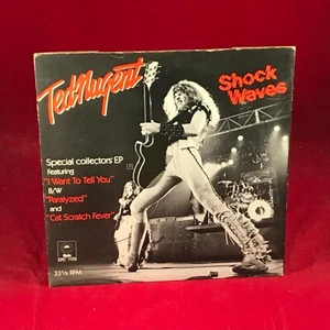 TED NUGENT Shockwaves 1979 UK 3-track 7" EP, shock waves I Want To Tell You 45 - Picture 1 of 4