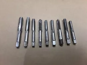 Tap And Die Thread Cutting Taps 9 Pcs Assorted Mechanics Tools Metalworking - Picture 1 of 3