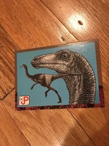 JURASSIC PARK GALLIMIMUS # 80 CARD TOPPS 1993 ART OF CRASH - Picture 1 of 2