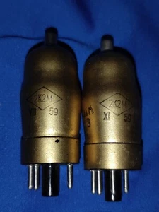 2k2m 2 piezas. Tubo Pentode Vintage Militar URSS Nuevo Soviético Rf/If-Stage Controlling - Imagen 1 de 7