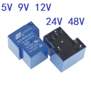 SongLe Relay SLA-12VDC-SL-C SLA-24VDC-SL-C 5VDC 9VDC 48VDC 30A 6-Pin Relay - Picture 1 of 3
