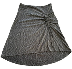 THE North Face Cypress Gray Space Dye Tennis Skirt Ruched High Low Size Small - Picture 1 of 7