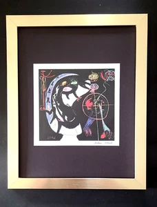 JACKSON POLLOCK + SIGNED VINTAGE PRINT FRAMED + BUY IT NOW! - Picture 1 of 3