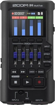 ZOOM R4 4-track Portable Multitrack Recorder with 32-bit Float Audio Support New - Image 1 of 4