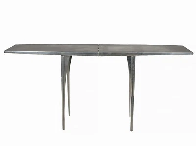 Robert Josten 1970s Industriale Modernist Ghisa Alluminio Console Tavolo - Immagine 1 di 4