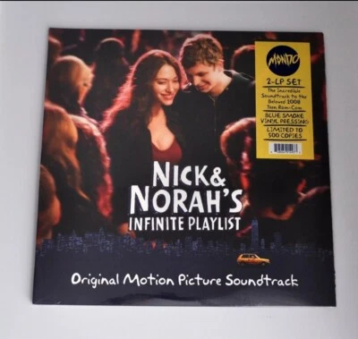 Nick and Norah's Infinite Playlist Soundtrack Vinyl LP Blue Smoke Mondo 500 New - Image 1 of 3