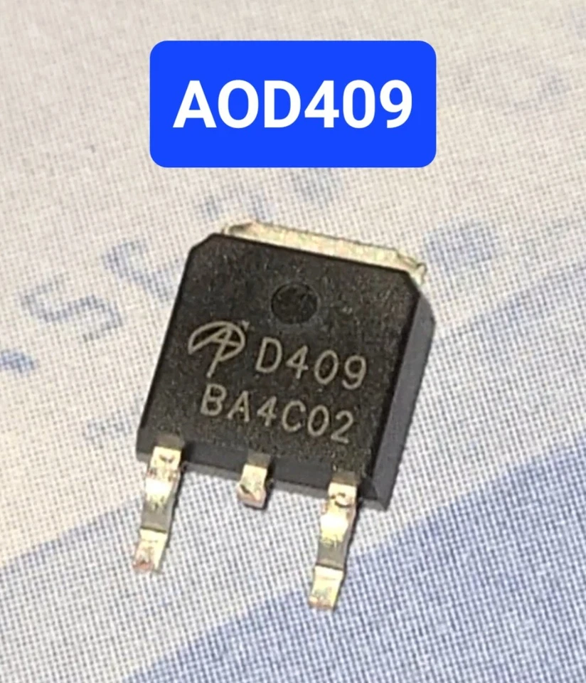 2PÇS GENUÍNO AOD409 Original Novo Transistor AO, EUA, LOTE DE 2 - Imagem 1 de 1