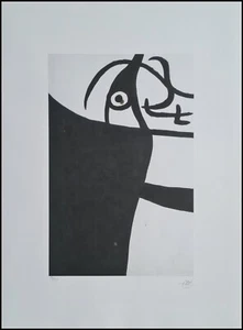 JOAN MIRO * Sin título * 78 x 57 cm * Litografía firmada * limitada # 59/150 - Imagen 1 de 9
