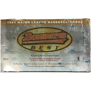 1997 BOWMAN'S BEST MLB BASEBALL HOBBY BOX 24 PACKS NEW SEALED - Picture 1 of 6