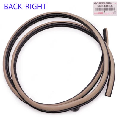Rear Right Door Rubber Weatherstrip Seal Fits Toyota Corolla Altis 2001 2007 - Imagem 1 de 4
