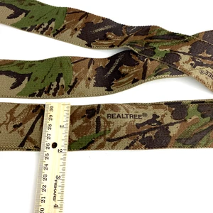 Real Tree Suspenders Hunting Camouflage Adjustable Clip On 2" Wide Braces USA - Picture 1 of 8