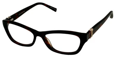 Marco rectangular suave de plástico Jones New York para hombre, J226 Tortuga 50 mm Foto 1 de 4