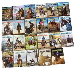Lot Of 23 Horse & Rider Magazines 2016-2024 - Picture 1 of 5