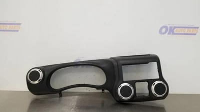 14 JEEP WRANGLER JK JKU SAHARA CENTER DASH BEZEL SURROUND BLACK - Image 1 of 4