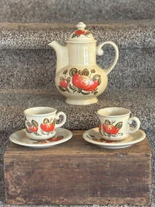 Bavaria Germany Vintage Coffee Or Tea Set, 2 Cup And Saucers - Picture 1 of 6