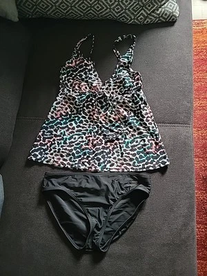 Damen Tankini Mehrfarbig In Größe 38C Von Venice Beach - Bild 1 von 4