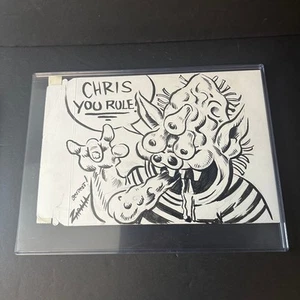 PERSONALIZED MICHAEL MUTANT ENVELOPE BY JEFF ZAPATA Garbage Pail Kids - Picture 1 of 2