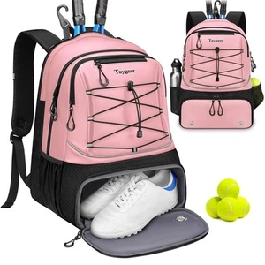 Tennis Bag, Tennis Backpack Bags for Women Men 2 Rackets with Ventilated Shoe... - Picture 1 of 7