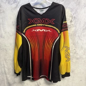 Vintage Athletic Works XMX Jersey Mens XL Motocross Long Sleeve Y2K Racing - Picture 1 of 18