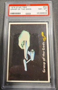 TOPPS STAR TREK 1976 GRASP OF THE GODS #62 GRADED PSA 8 WHO MOURNS FOR ADONAIS? - Picture 1 of 3
