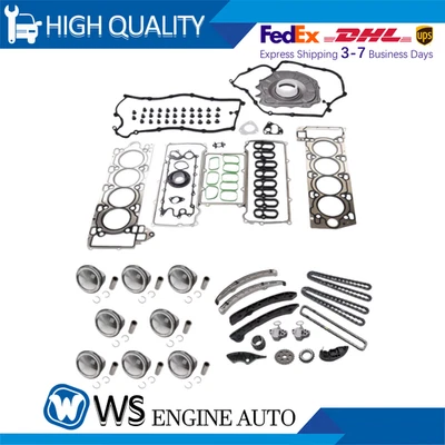 Head Gasket Piston Timing Chain Kit For Land Rover Range Rover 5.0L V8 GAS 508PS - Image 1 of 4
