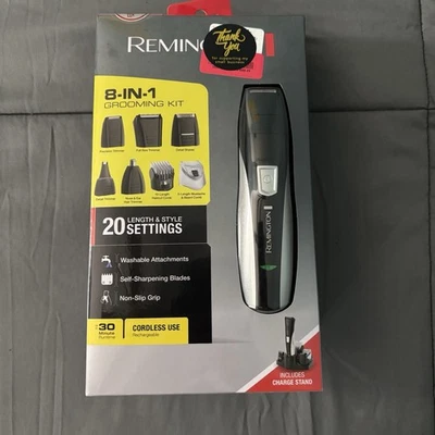 REMINGTON Rechargeable Nose Ear Hair Body Detail Trimmer Complete Grooming Kit - Image 1 of 4