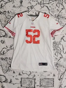 Nike NFL San Francisco 49ers Patrick Willis #52 On Field maglia bianca uomo M - Foto 1 di 21