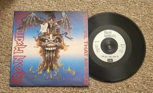 Iron Maiden The Evil That Men Do 7" Uk Press Heavy Metal - Picture 1 of 2
