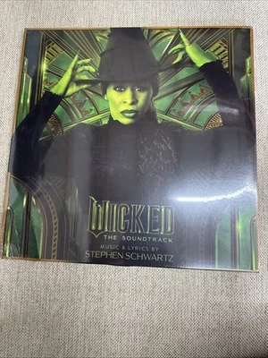 Wicked Soundtrack Elphaba Marbled Green Color Vinyl Bent Corner And Sealed - Image 1 of 3